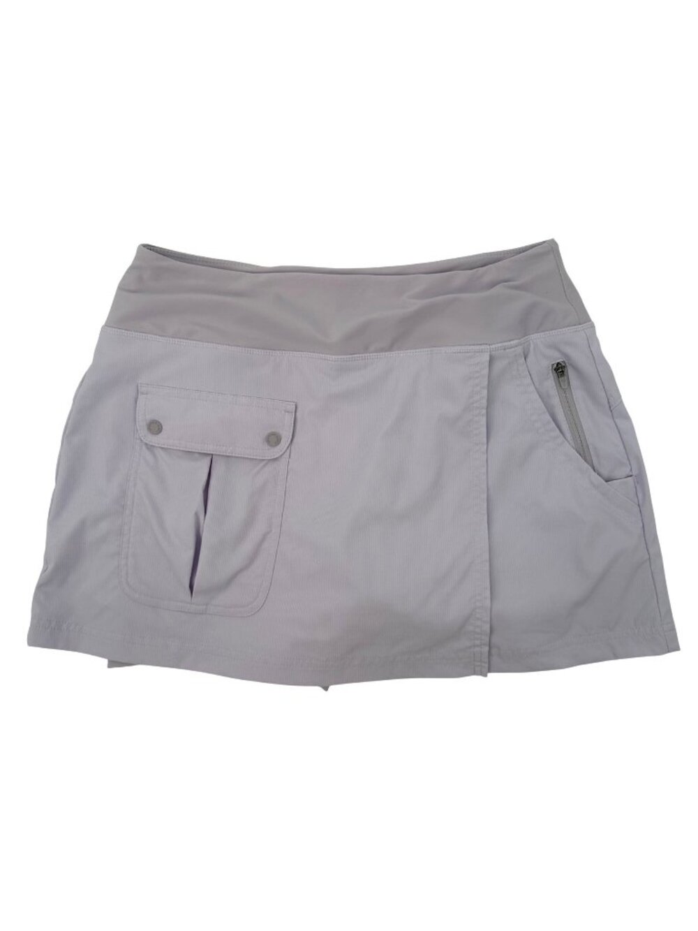 Title Nine Womens Lavender Athletic Skort Built-In Shorts Size M Stretch Fabric